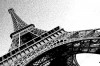 巴黎鐵塔 黑白 0631