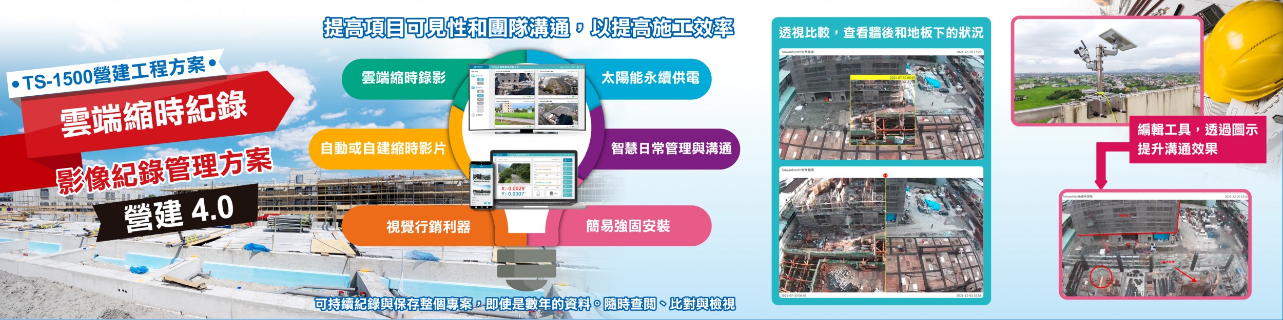 提高項目可見性和團隊溝通，以提供施工效率