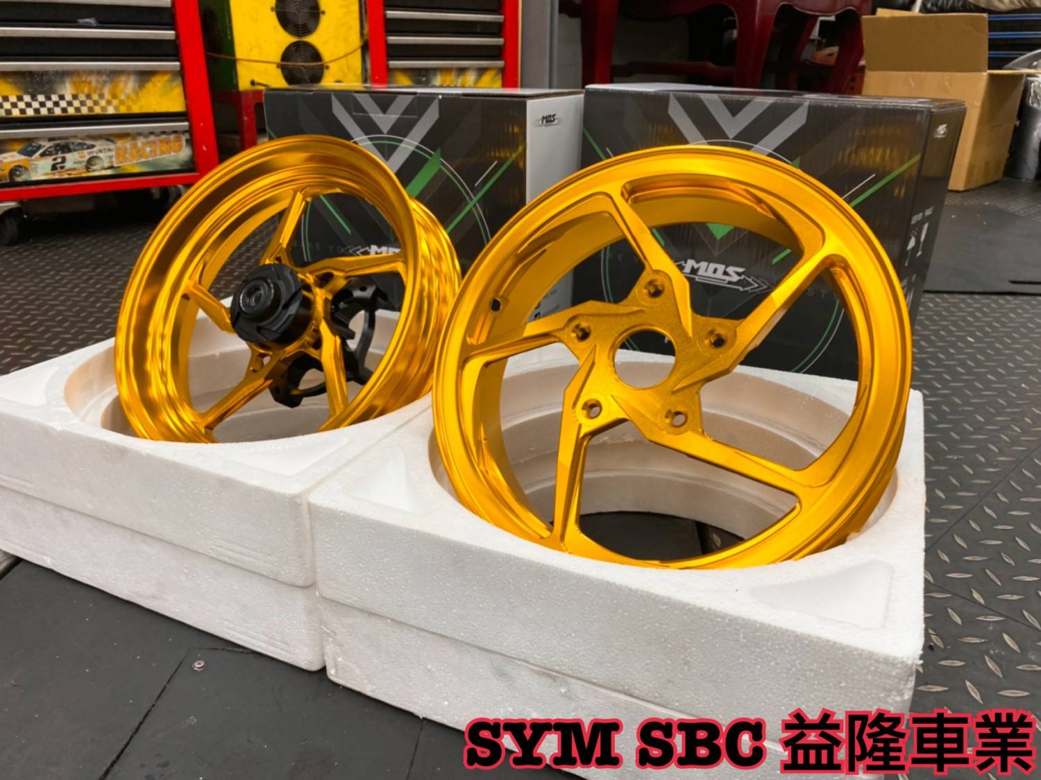 SYM MAXSYM TL500 安裝 MOS 鍛造輪框(15吋) *SYM SBC 益隆車業*