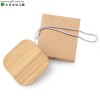 【E-gift】竹盒多功能數據線適用iphone type-c快充收納(圓形/方形)