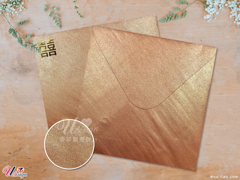 [3色]喜帖信封織紋16.5x16.5cm