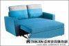 【添興家具】P351-1 	H30#藍色布雙人沙發床(雙扶手)  ~大台北區滿5千免運