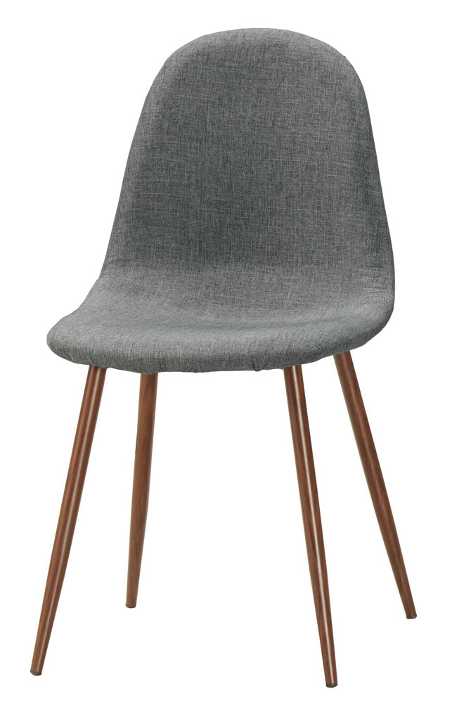 QM-649-9 柯亞餐椅(淺灰色布)(五金腳) (不含其他產品)<br /> 尺寸:寬45*深52*高87cm
