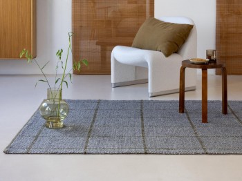 Craft Matter Check Slate-Olive Rugs