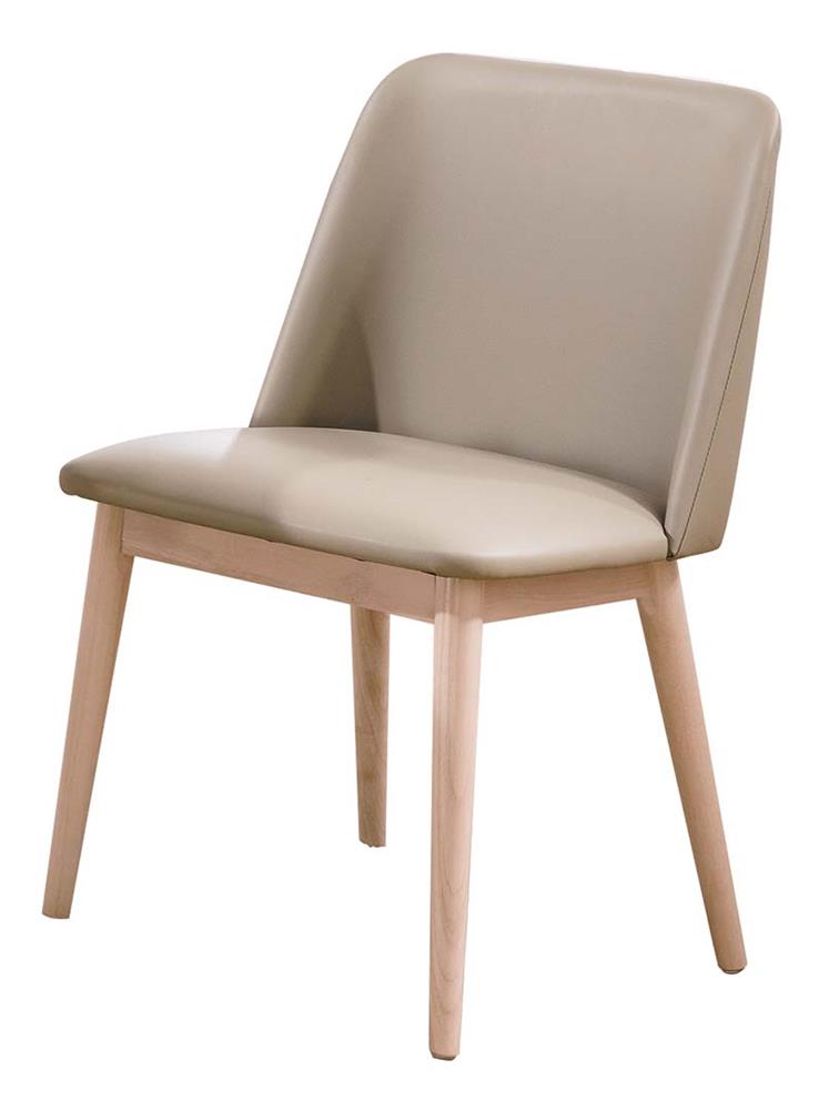 SH-A502-04 帕特洗白淺咖啡皮餐椅(不含其他產品)<br /> 尺寸:寬50*深53*高82cm