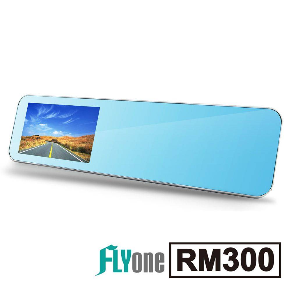 FLYone RM300 ADAS智能輔助+倒車顯影 5吋大螢幕 防眩光 後視鏡行車記錄器