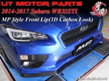 2014-2017 Subaru WRX MP Style Front Lip (3D Carbon Look)