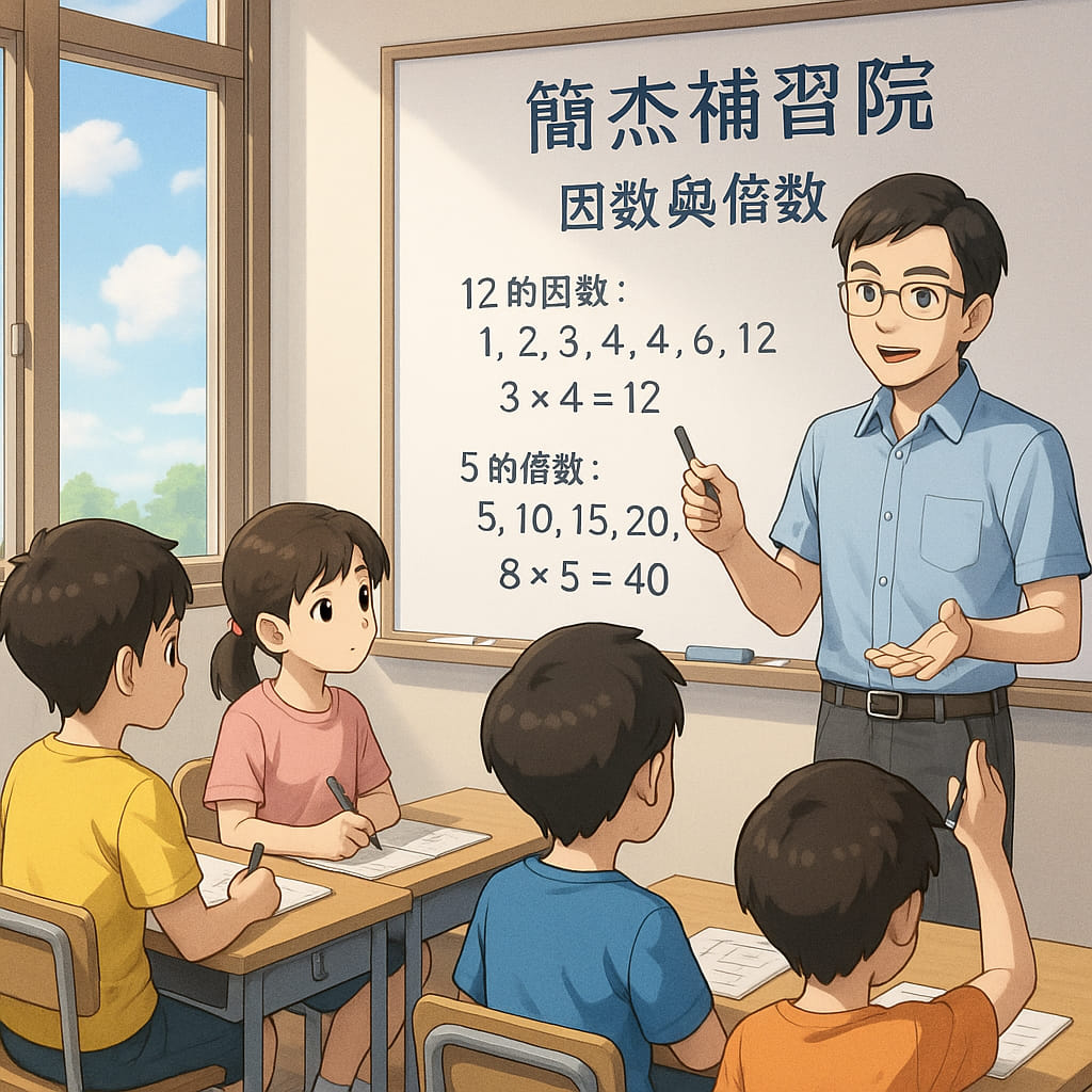 敦化國小五年級數學補習