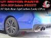 2014-2020 Subaru WRX ST Style Rear Lip (L+R)(3D Carbon Look)