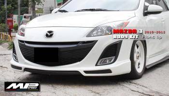 2010-2012 Mazda 3 4D 1.6 K Style Front Lip+Middle Board