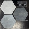 六角磚【雕刻超止滑4色8款+花磚】17X20MIT居家空間 │浴室廚房│玄關│商空設計｜地壁兩用磚#60.115