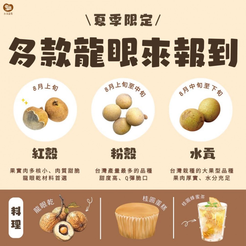 認識龍眼品種和特色