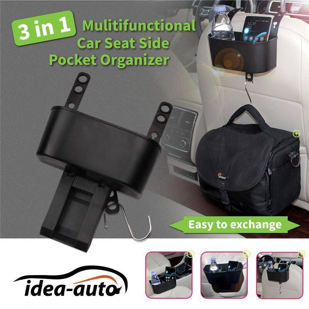 3 in 1 Multifunctional Car Seat Side Pocket Organizer
