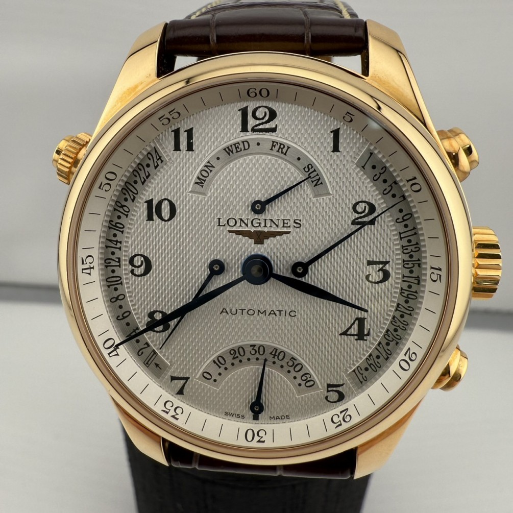 Longines浪琴 Master巨擘系列 41mm L2.715.8.78.3 18K玫瑰金 n1336