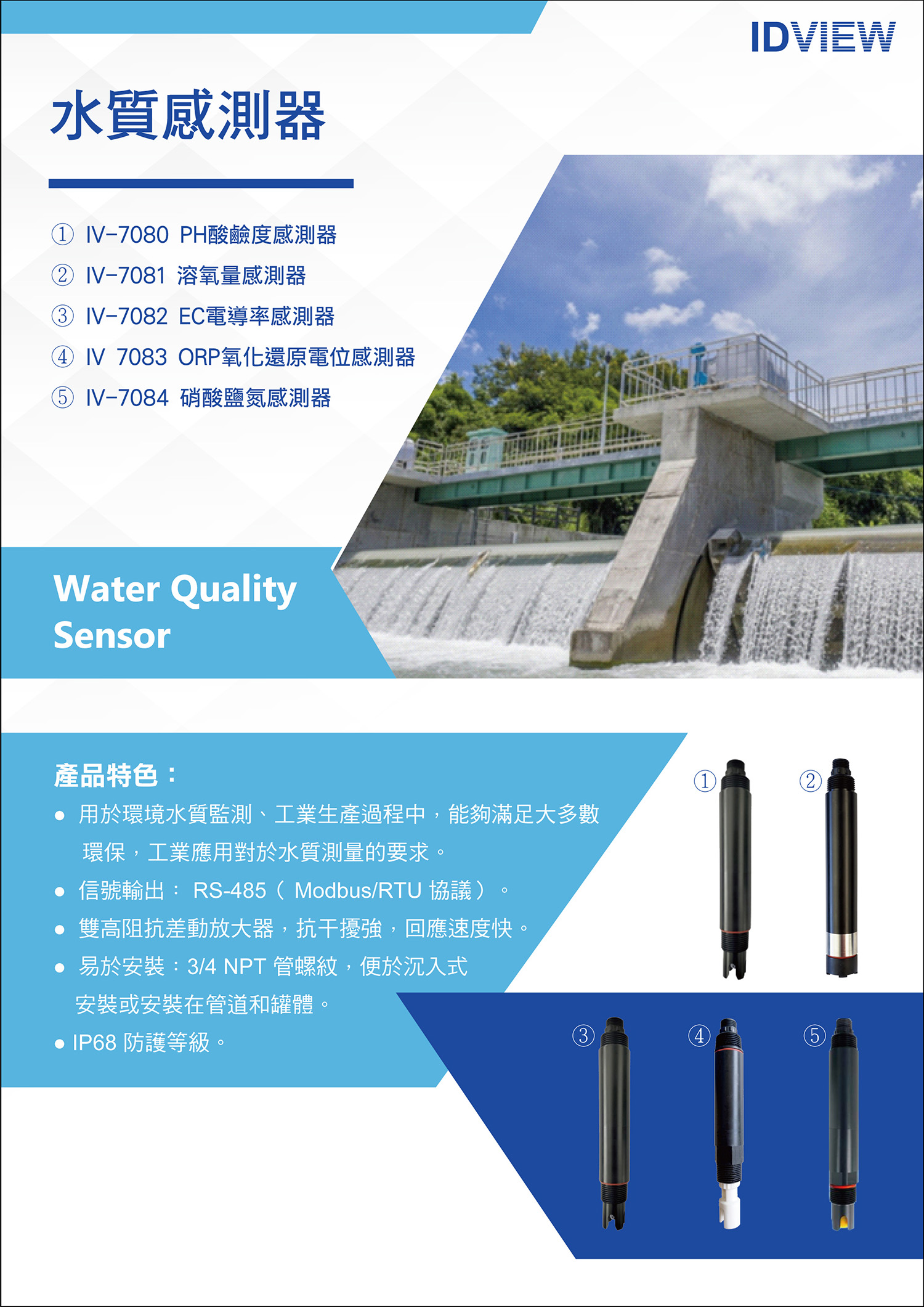 IV-7080 水質監測感測器