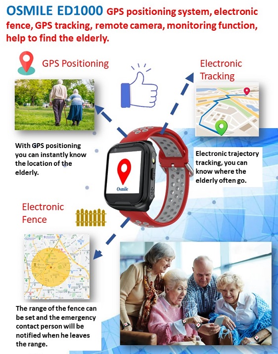  Osmile ED1000 - Senior Dementia & Alzheimer GPS