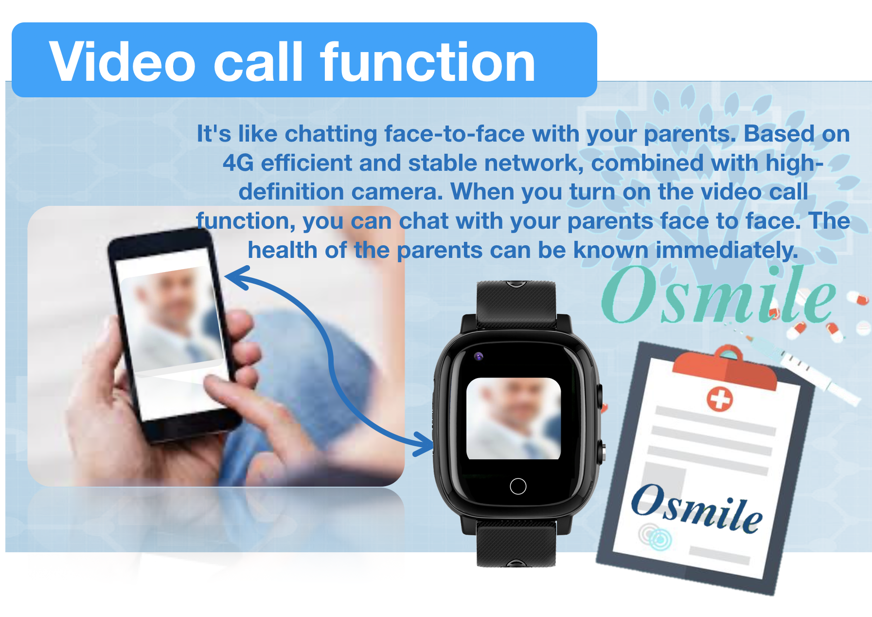 Osmile GPS Watch for seniors with dementia Alzheimer disease