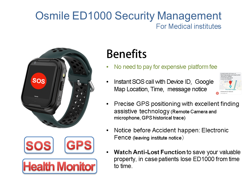 Osmile GPS1000 - Ras-Osmile GPS TrackerDementia, Alzheimer's