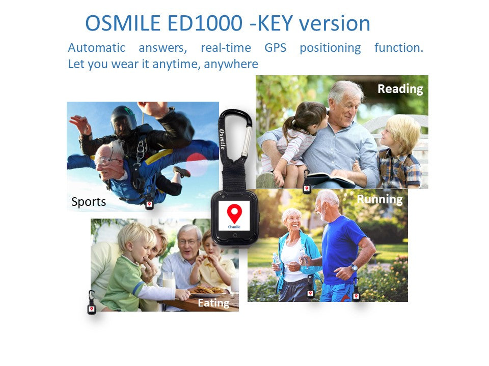 ED1000 - Senior Dementia & Alzheimer GPS Tracker Keychain