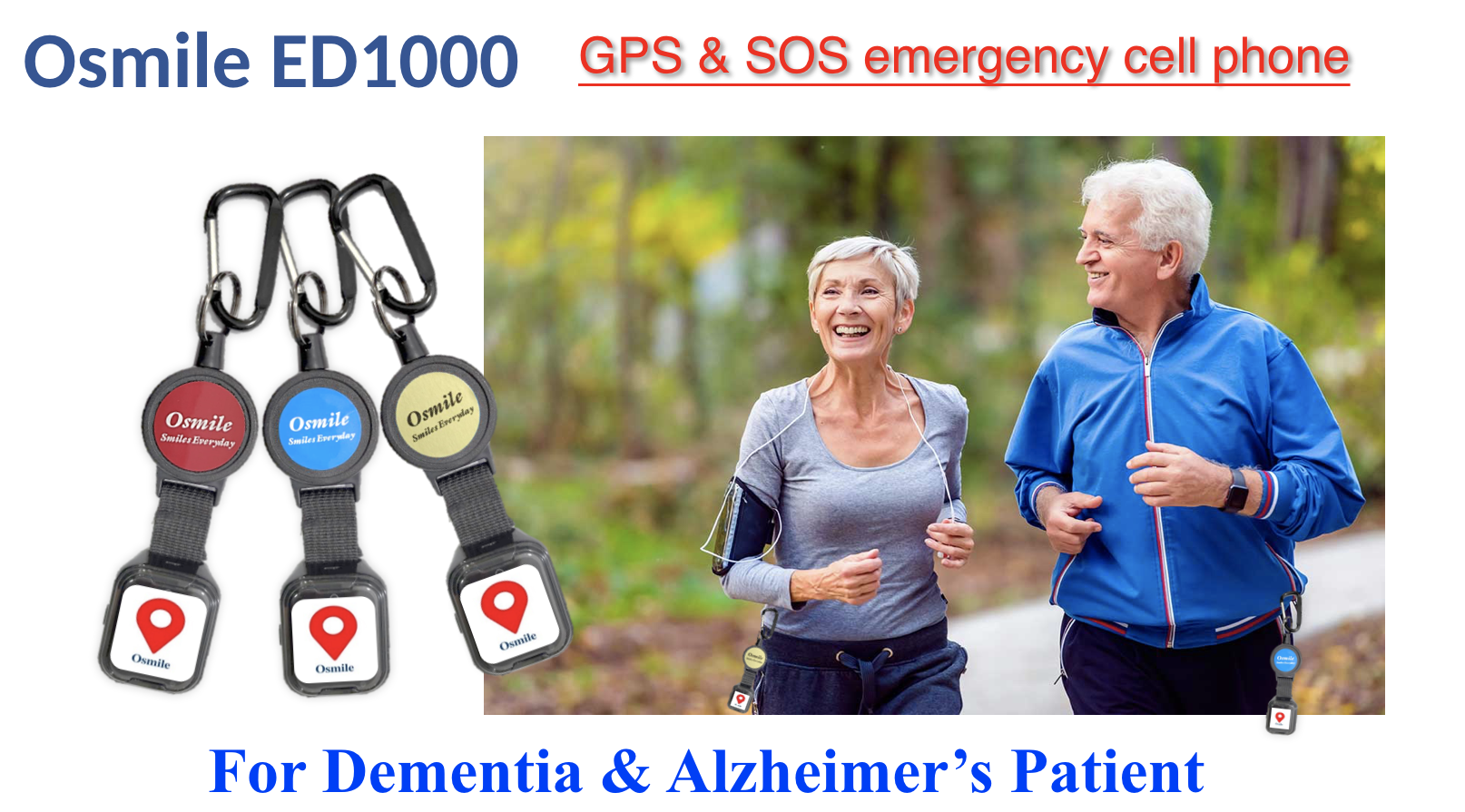 Osmile GPS1000 - Ras-Osmile GPS TrackerDementia, Alzheimer's