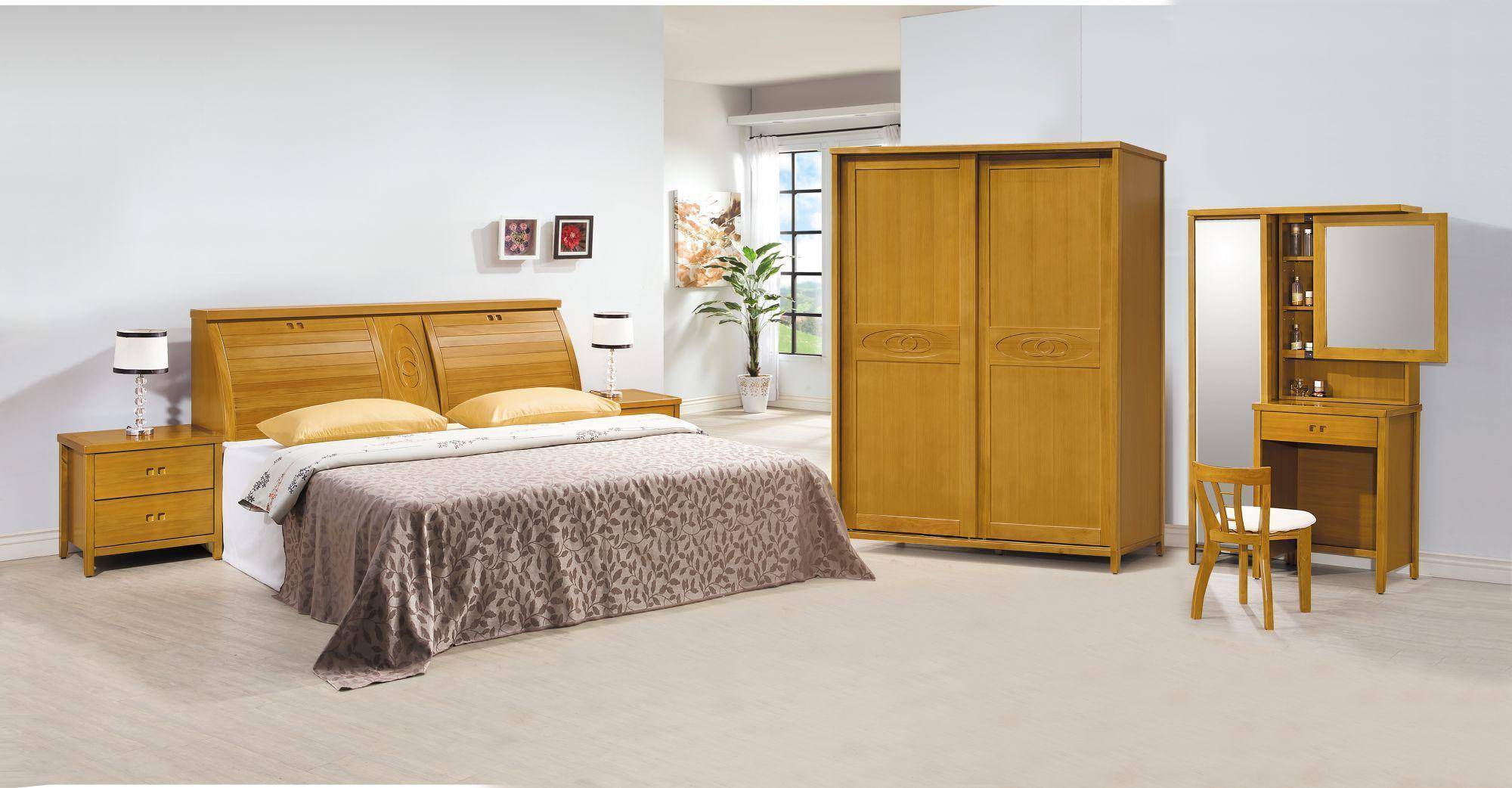 c018-155-4 香杉美桧5尺床头