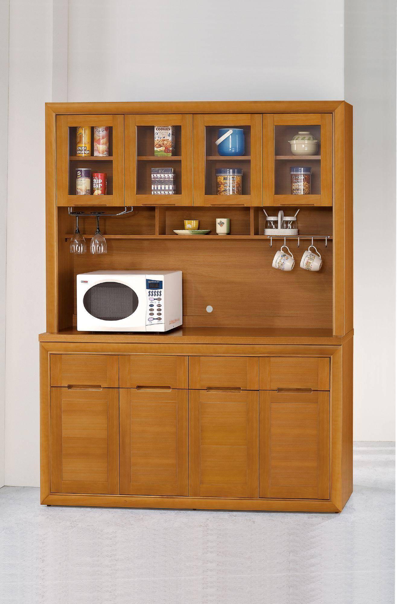 c018-729-3 香桧4尺碗碟柜