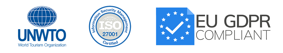 世界旅遊組織 UNWTO+資安保護認證+歐盟GDPR+ISO27001