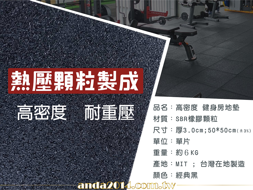 橡膠地墊,重訓,健身房,耐重壓,武術,無毒
