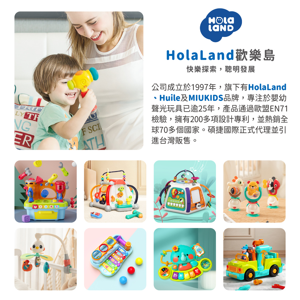 HolaLand歡樂島 寶寶歡樂鎚 感統玩具
