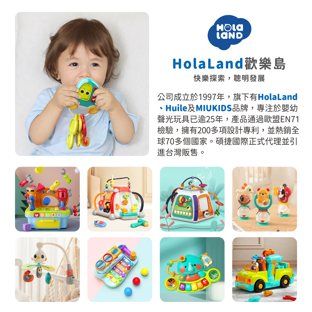 HolaLand歡樂島 寶寶歡樂鎚 感統玩具