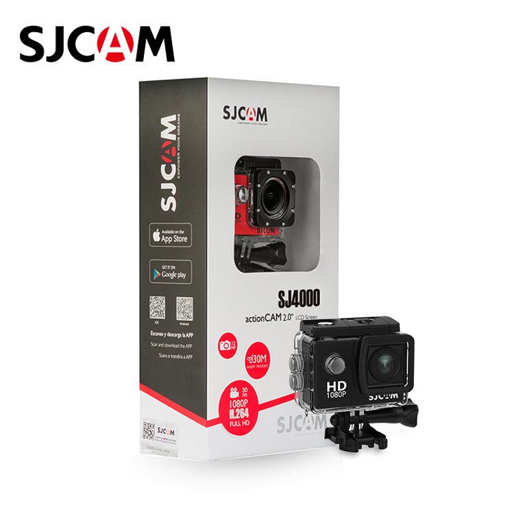 正品 SJCAM SJ4000 2吋螢幕 防水運動攝影機 機車行車紀錄器 支援最高128GB記憶卡