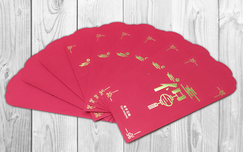 萊妮紙燙金紅包袋示意圖-優聯創意設計印刷有限公司
